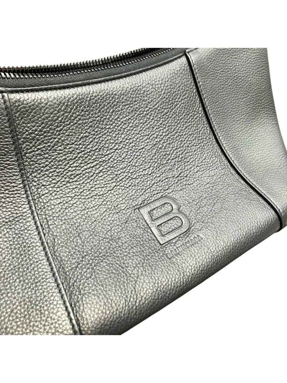 Balenciaga Hourglass XL Shoulder Bag Leather
